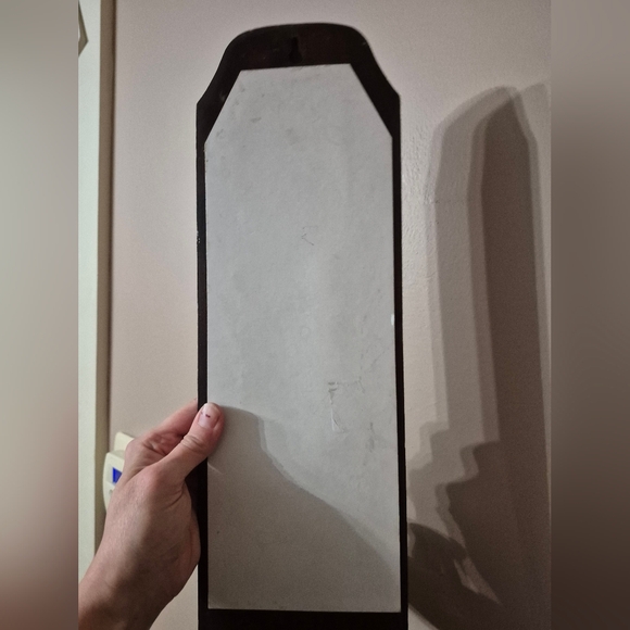 Vintage Mirrored Wood Candle Sconces - Picture 13 of 15